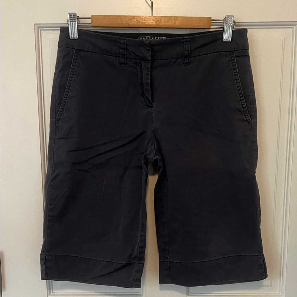 New York & Company Black Women's Bermudas